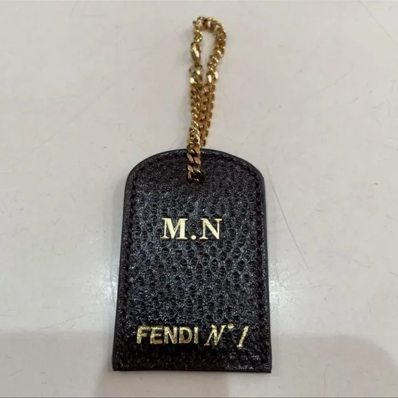 Fendi Bag Zucca Vitello Classic No. 1 Satchel Tobacco Moro Crossbody Top handle - Picture 13 of 17